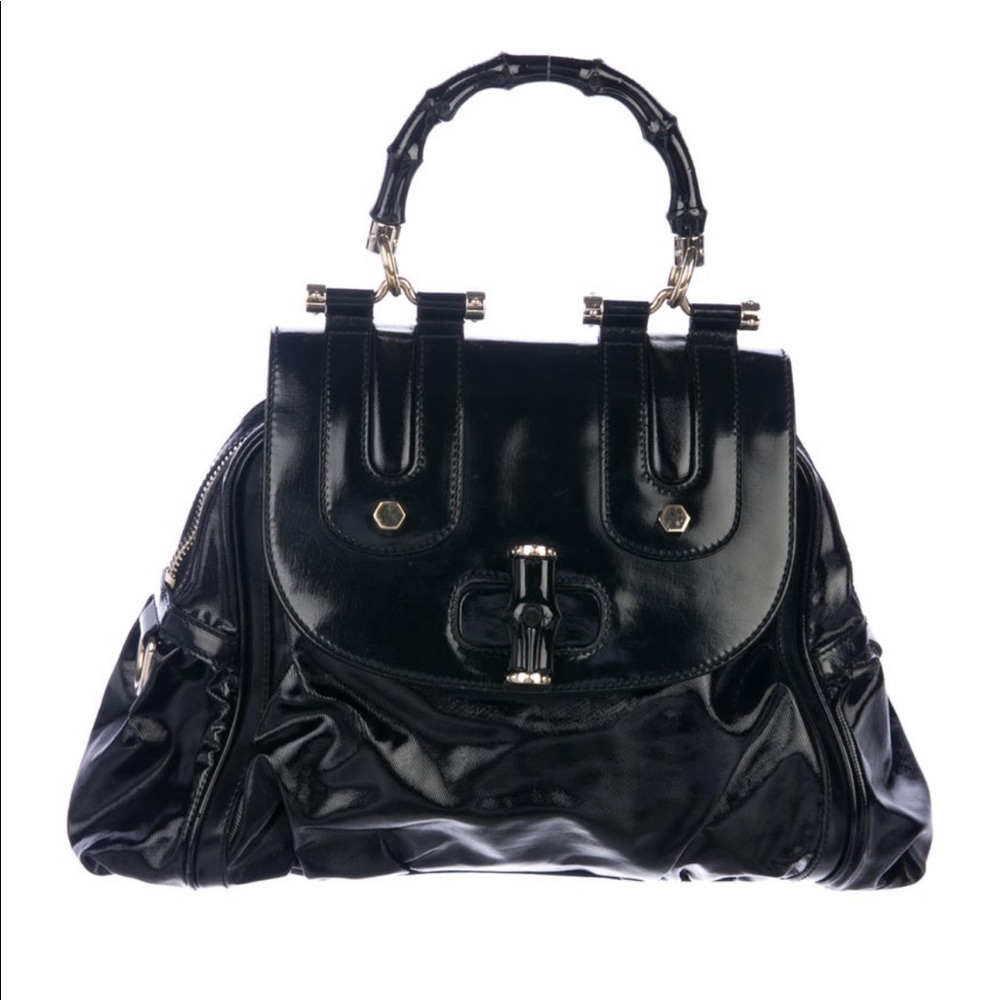 Gucci Dialux Pop Bamboo Bag